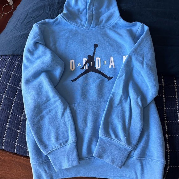 Nike Jordan Air hoodie. Light blue. Size large - Picture 8 of 9